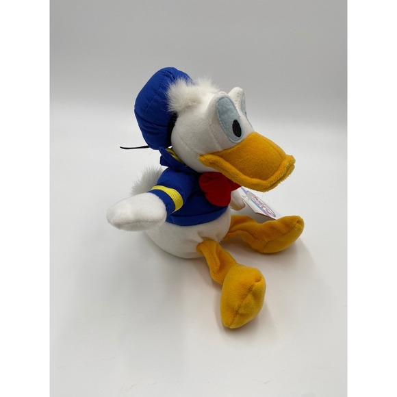 Disney Store Donald Duck Mini Bean Bag Plush‎ Stuffed Animal Toy with Tags 9" - Picture 2 of 5